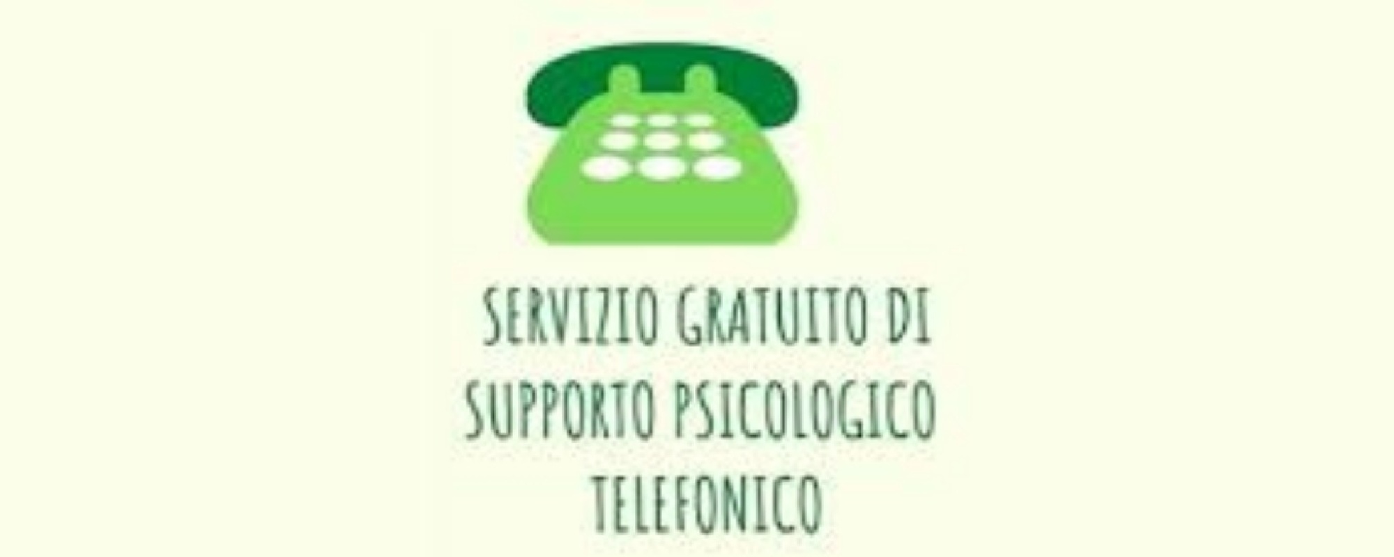 SOSTEGNO PSICOLOGICO TELEFONICO